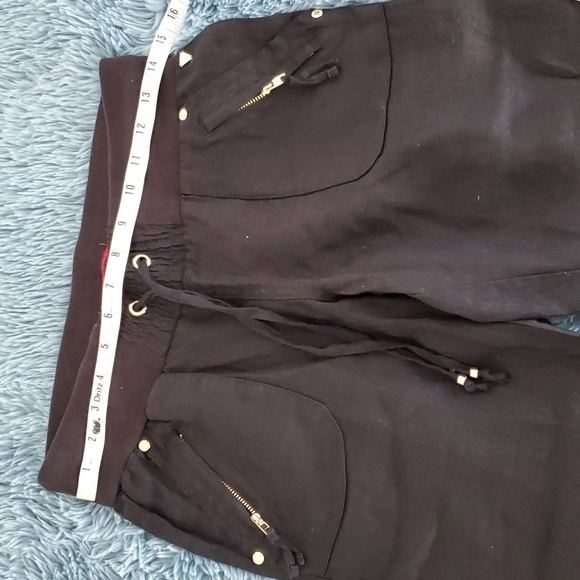 VINTAGE GUESS CROP LINEN PANT XS - Picture 7 of 10